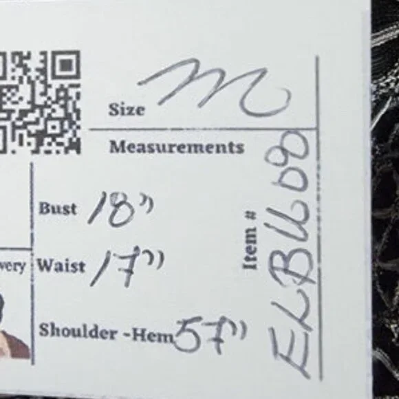 Black & Silver Long Gown Dress Size M - Picture 11 of 11